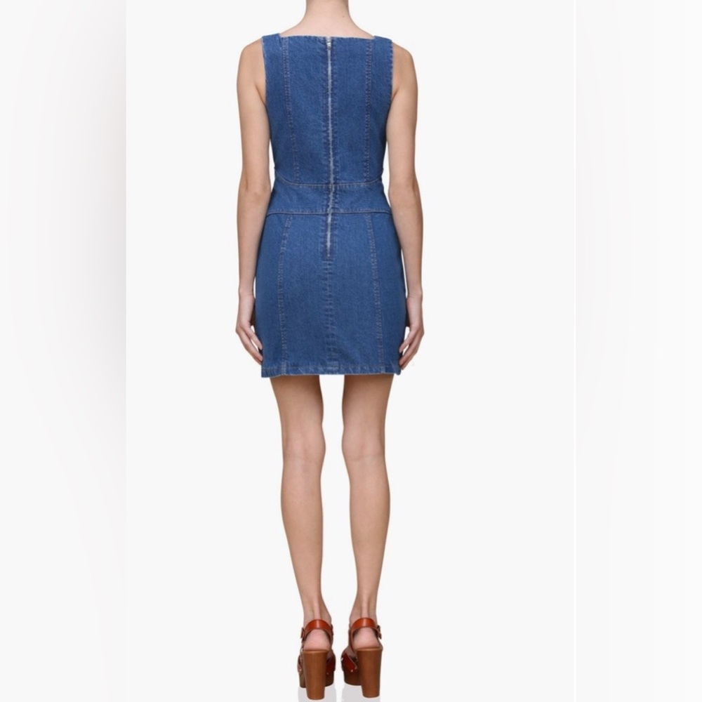 Avec Les Filles Blue Denim Dress - Picture 3 of 7